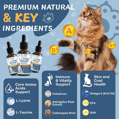 Petrivium Lysine chat-utilisation-quotidienne: usage simple dans eau ou nourriture.