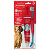 Kit dentaire Petrodex tout-en-un pour chiens et chiots, dents propres.