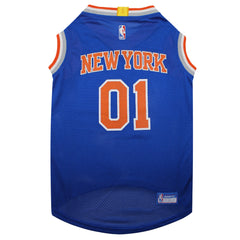 Pets First Knicks Jersey chien, vue avant, confort et esprit sportif.