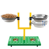 Pets First cadre de but pour chien avec les Tigres du Missouri, repas ergonomique.