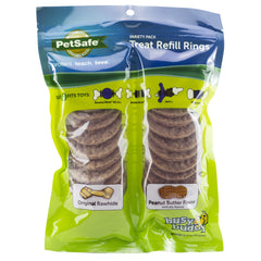 PetSafe Busy Buddy anneaux naturels cacahuète: récompense savoureuse pour stimuler la mastication durable.