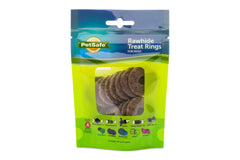 PetSafe Busy Buddy: anneaux rawhide goût beurre d'arachide, récompense durable pour chiens