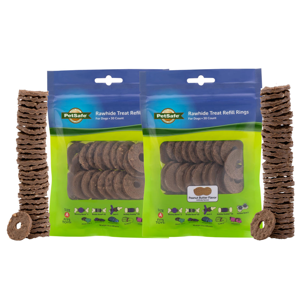 PetSafe Busy Buddy Treat Ring cacahuète – récompense lente et appétissante pour chien
