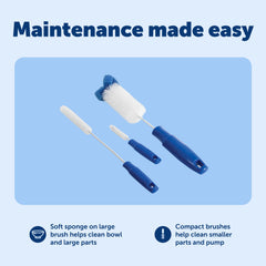 Brosse Acier Inoxydable PetSafe Drinkwell résiste à la rouille.
