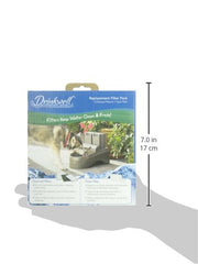Filtre carbone visible dans Drinkwell Outdoor pour eau plus propre.