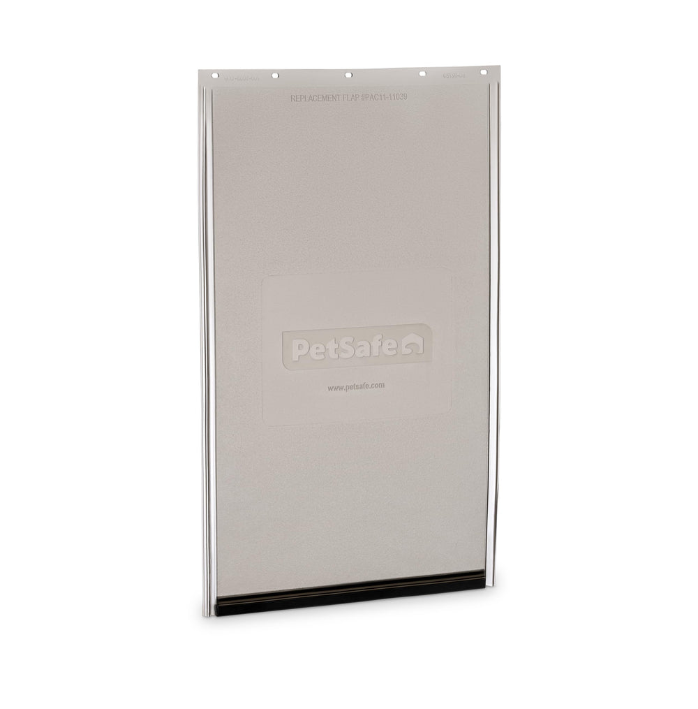 Porte-pat PetSafe Extreme Weather avec volet de remplacement sur porte-verre, isolation accrue.