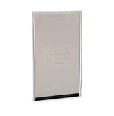 Porte-pat PetSafe Extreme Weather avec volet de remplacement sur porte-verre, isolation accrue.