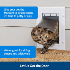 Volet isolé et lavable PetSafe – entretien rapide et confort thermique.