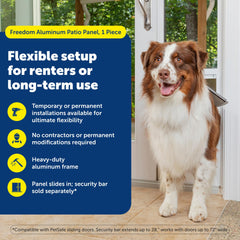 Volet magnétique PetSafe, joint anti-courant et sécurité améliorée.