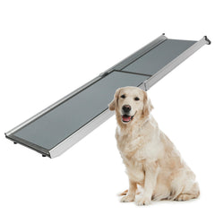La rampe Petsafe Happy Ride compacte et télescopique facilite le rangement dans la voiture.