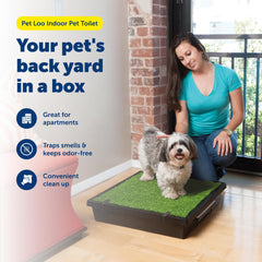 Base Pee Pod de PetSafe Pet Loo prête à recevoir l’urine
