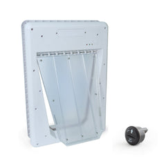 Porte électronique PetSafe pour animaux, accès mains libres et sécurisé.