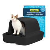 PetSafe ScoopFree Crystal Pro, litière avec enceinte avant pour plus d’intimité et propreté.