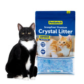 PetSafe ScoopFree Premium Cristaux visibles dans la litière, fraîcheur durable.