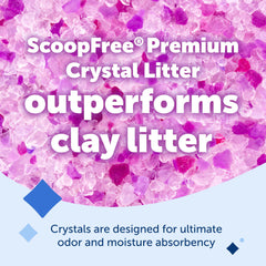 PetSafe ScoopFree Premium cristaux litière - poussière quasi nulle et sols propres