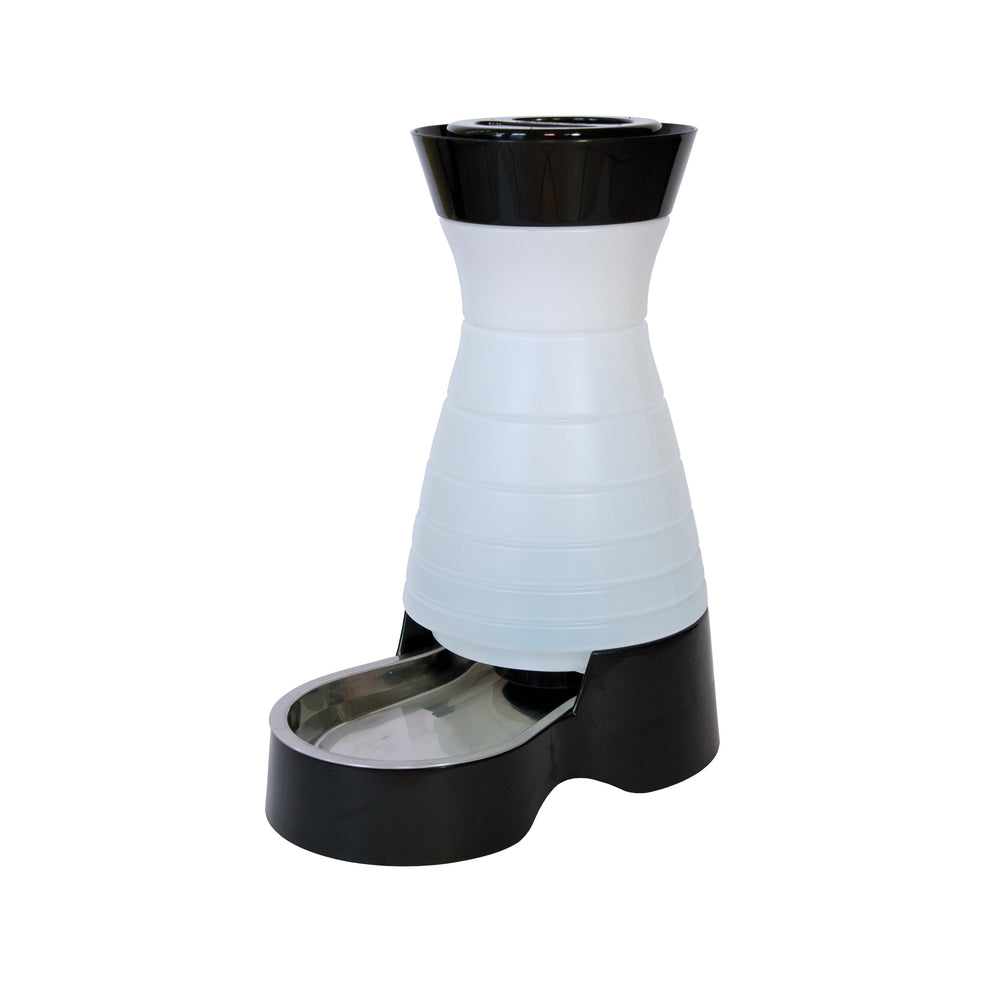 PetSafe station d’eau gravité avec bol inox amovible, hydratation continue.