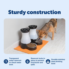 PetSafe Station d’eau saine – démontage simple pour nettoyage en profondeur.