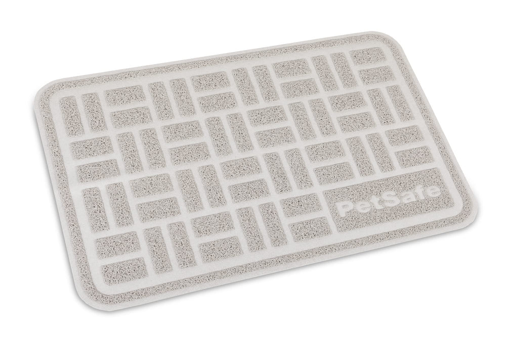 Tapis PetSafe litière chat imperméable à double couche, capture les grains et protège le sol.