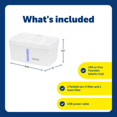 PetSafe Viva indiqueur lumineux de niveau aide à recharger facilement.