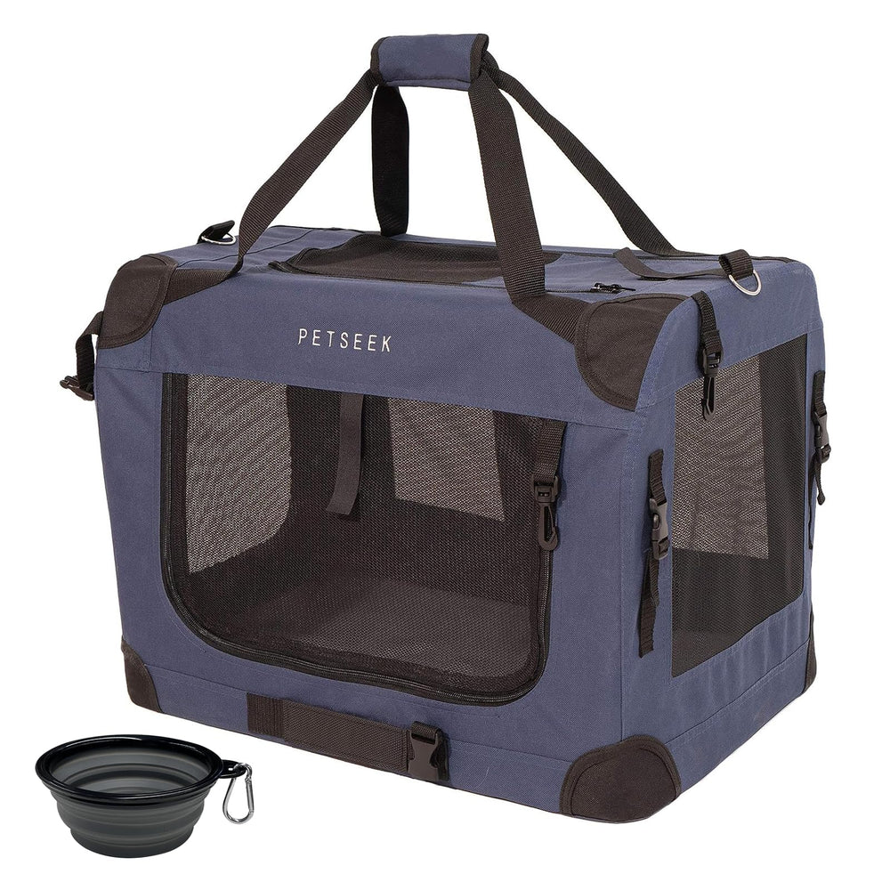 Petseek sac-transport-chat-tres-grand: vue générale pour chats jusqu'à 55 lb.