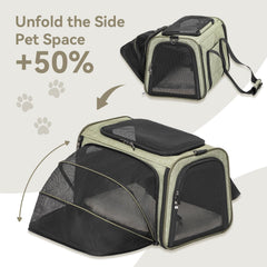 Vignette intérieur Petsfit: espace confortable et vue dégagée pour l’animal.