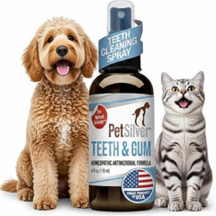 PetSilver pulvérisateur-dents-gencives-bouteille pour haleine fraîche
