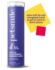 Applicateur Petsmile réutilisable, nettoyage rapide et usage répété pour chaque brossage.