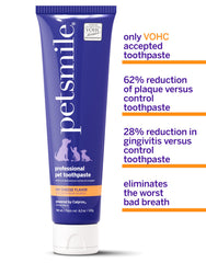 Petsmile sourire frais des animaux après utilisation.