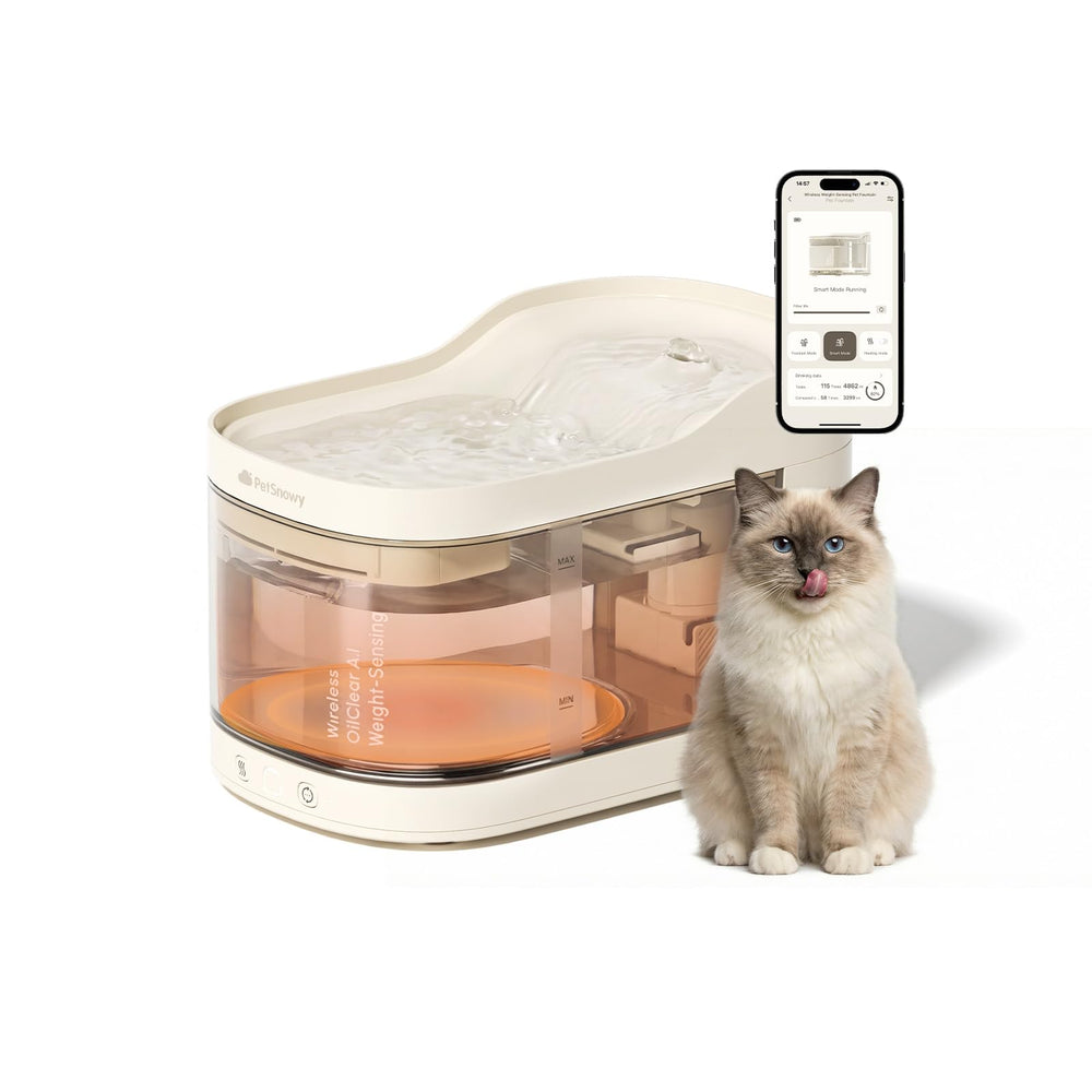 PetSnowy OilClear AI: pompe sans-fil facilitant l’accès à l’eau pour votre animal