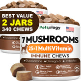 Petsology champignon queue de dindon: soutien immunitaire quotidien pour chiens.