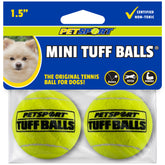 PetSport Mini Tuff Ball, balle tennis pour petits chiens, durabilité accrue.