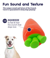 Petstages Crunch Veggies Bounce-imprevisible: rebond imprévisible qui stimule les jeux.