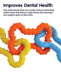 Petstages Mini Bone Tug, design polyvalent pour lancer, transporter et poursuivre avec votre chiot.