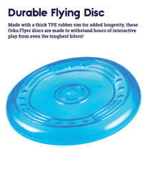 Petstages Orka Flyer Disc flottant, idéal pour jeux dans l eau et au parc.