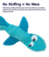 Petstages Requin — bruit de crissement qui capte l’attention.
