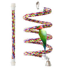 Petsvv jouet oiseau corde bungee torsion stimule l'amusement et l'exercice.