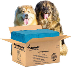 PETSWORLD Tapis-pipi chien geant 37x54 Pouces – couverture maximale.