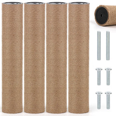 PETUOL ensemble remplacement poteau griffoir M8 15,7x3,1 pouces, prolonge l'usage pour chat