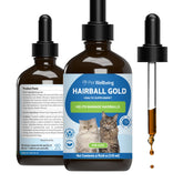 Hairball Gold pour chats, bouteille pratique pour le soutien des boules de poils.