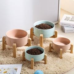 Bol Petygooing pour chats et petits chiens, nourriture et eau à portée.