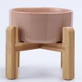 Bol élevé Petygooing en céramique pour petits chiens, design ergonomique pour dîner confortable.