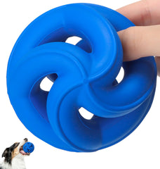 Jouet PetZee balle cage indestructible bleu, résistant pour chiens forts.