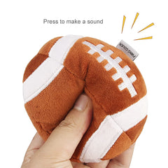PIANG GOUER ballon-football-bleu: visuel contrasté pour attirer l'attention du chien.