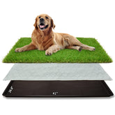 PICK FOR LIFE grand tapis pelouse artificielle pour chien, entretien facile