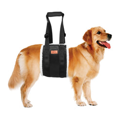 PICK FOR LIFE harnais-lift pour chien grande taille — vue avant, soutien léger des pattes arrière.