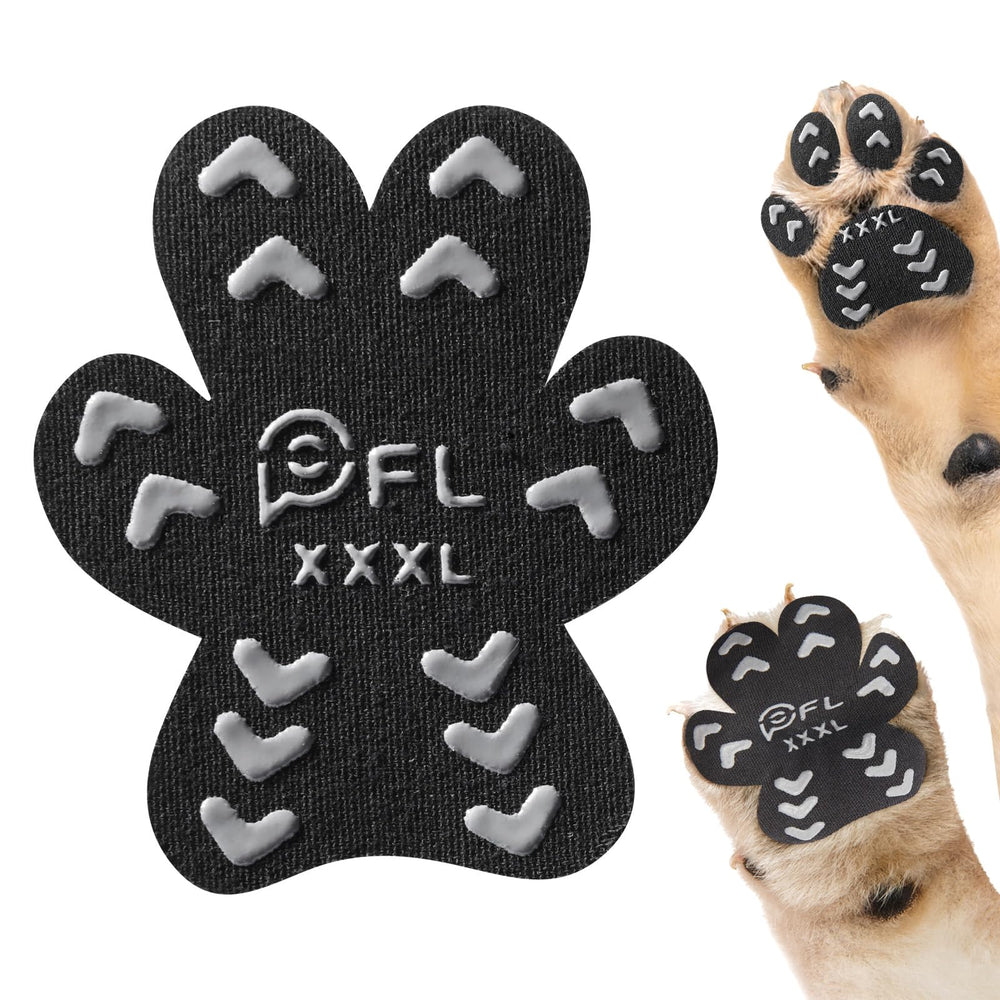 PICK FOR LIFE: pattes anti-dérapage pour chien senior, traction sur sol dur.