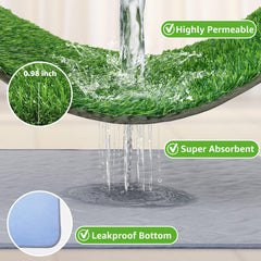 PICK FOR LIFE tapis-douceur surface-herbe artificielle: toucher agréable pour chien