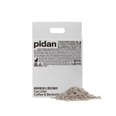 Litière Pidan Tofu pour chat avec café recyclé, absorption rapide et odeurs maîtrisées.