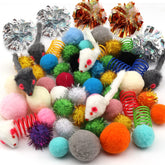 PietyPet ensemble-jouets-chat-60-pieces, idéal pour stimuler le jeu et l'activité.