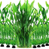 PietyPet – ensemble de 20 plantes vertes pour décor réaliste en aquarium.